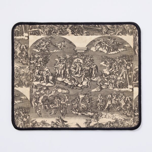 Item preview, The Last Judgment Renaissance Engraving designed and sold by artofuniverse.