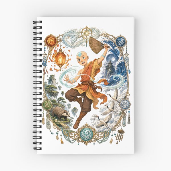 Item preview, Elemental Arrow Monk Four Elements Vintage Filigree Art designed and sold by lamiarte.