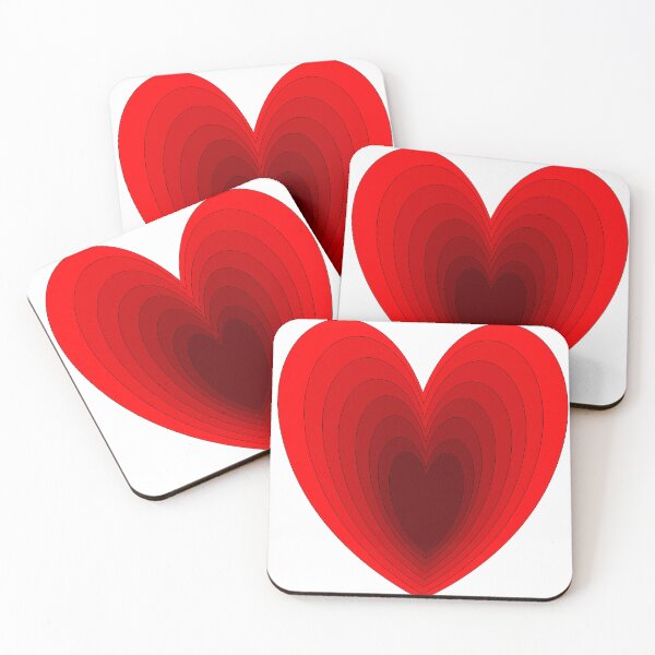 Item preview, Red heart pattern designed and sold by SrihithaStudio.