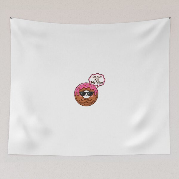 Item preview, Donut Kill My Vibe - Cute Sarcastic Donut with Sunglasses designed and sold by Harvirkaur.