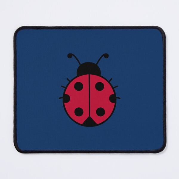Item preview, Red Ladybug Deep Blue Background designed and sold by GemsAnatomy.