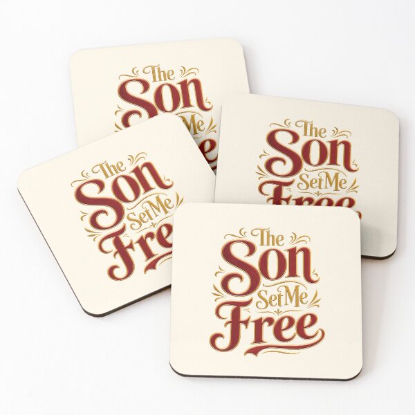 Item preview, The Son Set Me Free Christian Shirt Design designed and sold by Rosie's Wildflower Boutique.