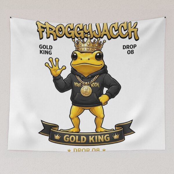 Item preview, Gold King FoggyJacck Sreet Art.Drop.08 designed and sold by FroggyJacck.