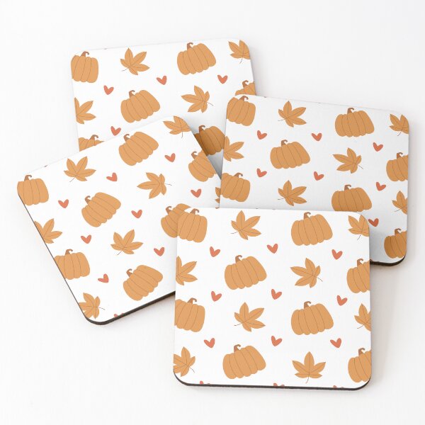 Item preview, Cozy Autumn Pumpkins & Fallen Leaves Pattern designed and sold by MiaBellaGirl.