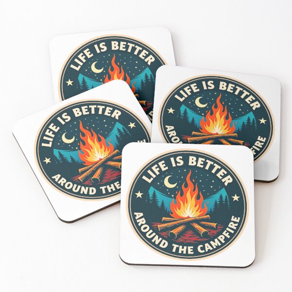 Item preview, Life Is Better Around The Campfire Vintage Design designed and sold by GabeMountainArt.