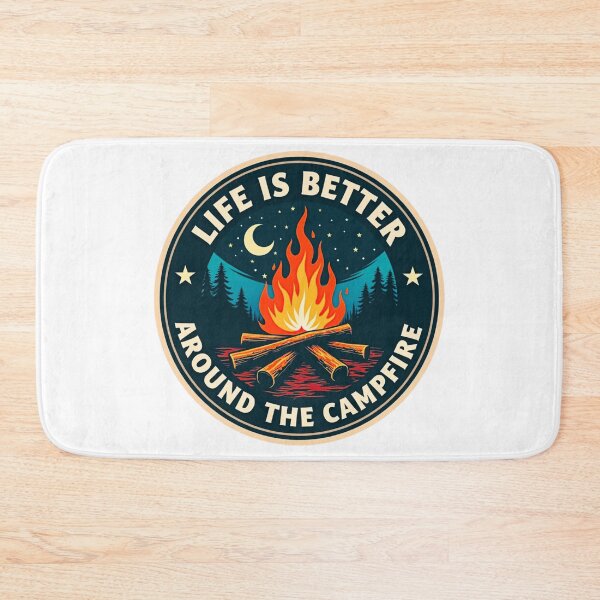 Item preview, Life Is Better Around The Campfire Vintage Design designed and sold by GabeMountainArt.