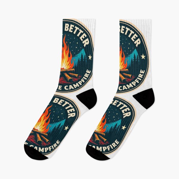Item preview, Life Is Better Around The Campfire Vintage Design designed and sold by GabeMountainArt.