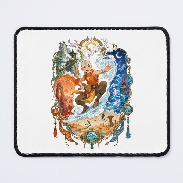 Item preview, Elemental Arrow Monk Four Elements Vintage Filigree Art designed and sold by lamiarte.
