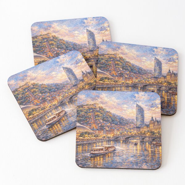 Item preview, Liège, Belgium painting – A Beautiful City in Europe. designed and sold by GalleryKauffeld.