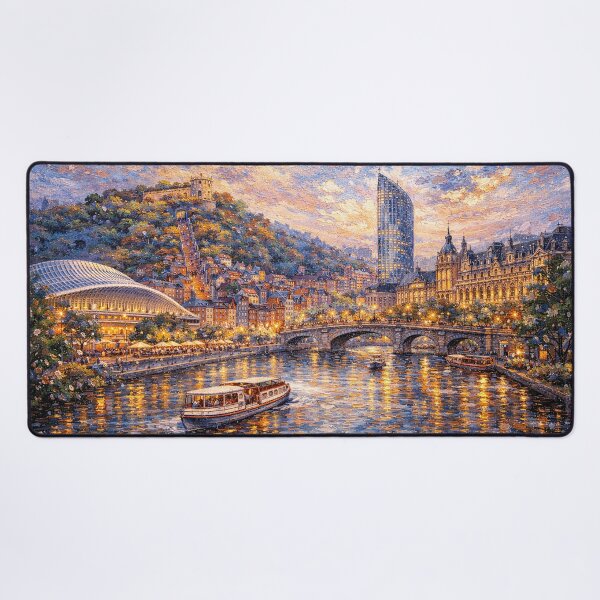 Item preview, Liège, Belgium painting – A Beautiful City in Europe. designed and sold by GalleryKauffeld.