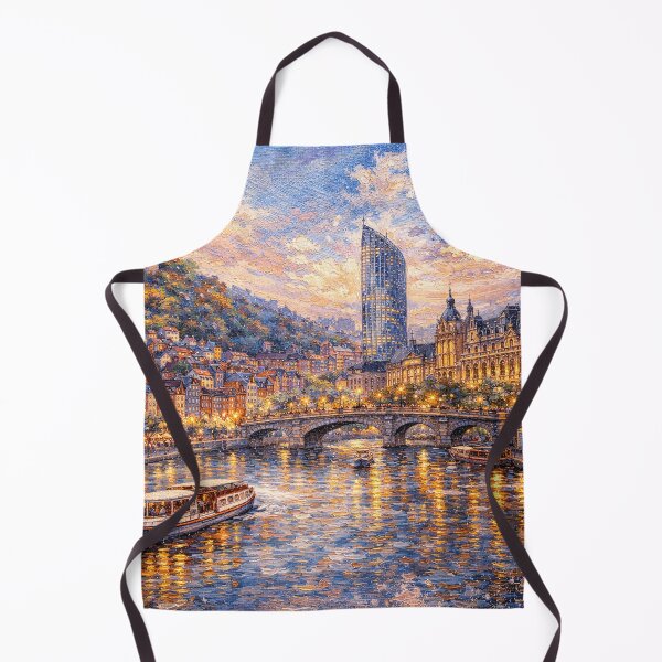 Item preview, Liège, Belgium painting – A Beautiful City in Europe. designed and sold by GalleryKauffeld.