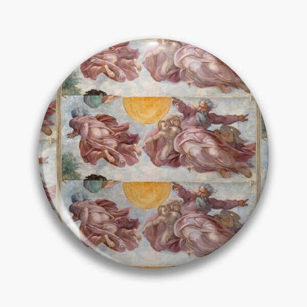 Item preview, God Creating Sun and Moon Fresco designed and sold by artofuniverse.