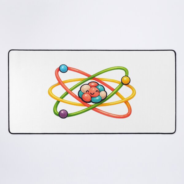 Item preview, Smiling Bohr Model Atom for Physics Nerds designed and sold by eignvalue.