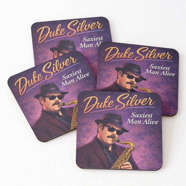 Item preview, Duke Silver – Saxiest Man Alive designed and sold by Pop Pantheon & Trim Team.