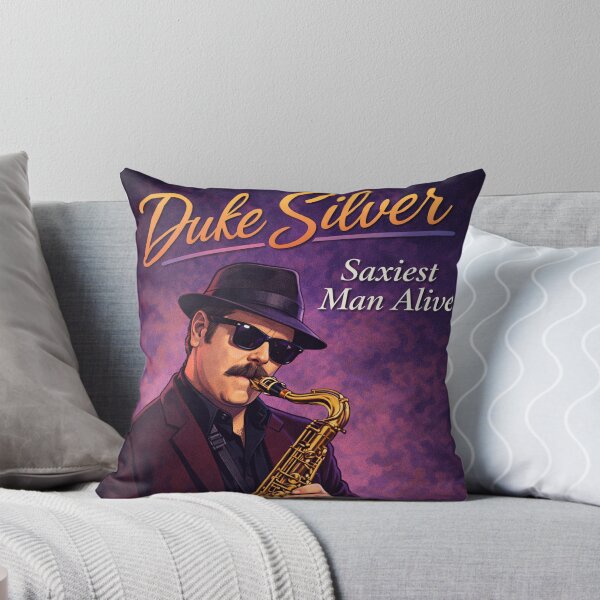 Item preview, Duke Silver – Saxiest Man Alive designed and sold by Pop Pantheon & Trim Team.