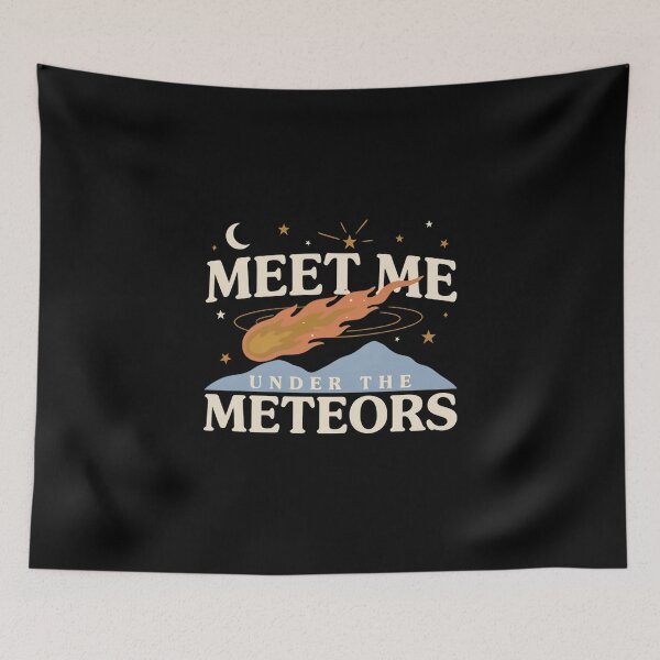 Item preview, Meet Me Under the Meteors T Shirt, Meteor Shower Shirt, Stargazer Tee, Astronomy Gift designed and sold by Daily Mood Tees.