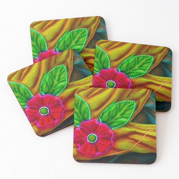 Item preview, Colorful Neon Flower With Illuminated Leaves On Fabric Carnival Decoration Float designed and sold by Nmallia.
