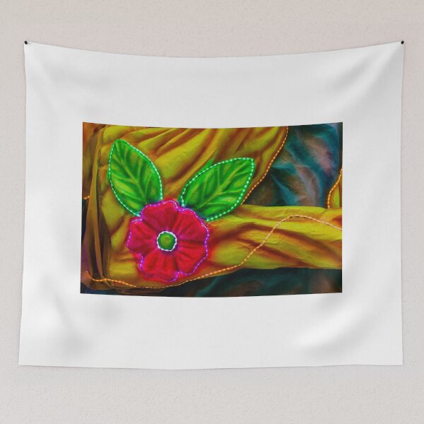 Item preview, Colorful Neon Flower With Illuminated Leaves On Fabric Carnival Decoration Float designed and sold by Nmallia.