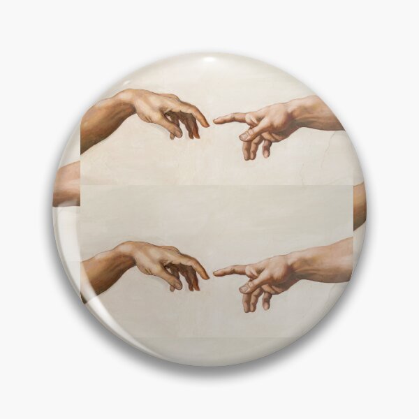 Item preview, The Creation of Adam Reaching Hands designed and sold by artofuniverse.