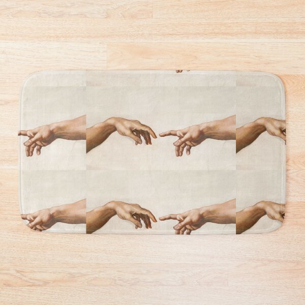 Item preview, The Creation of Adam Reaching Hands designed and sold by artofuniverse.