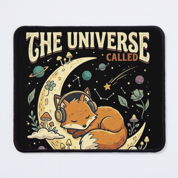 Item preview, The Universe Called – Dreamy Fox on Moon Artwork designed and sold by Dogandesighn.