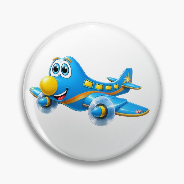 Item preview, Blue Airplane Cartoon designed and sold by Scott Hayes.