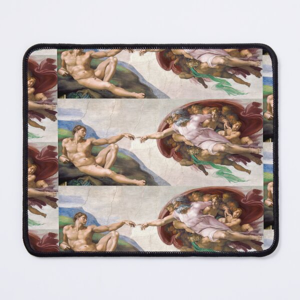 Item preview, Creation of Adam Divine Touch Fresco designed and sold by artofuniverse.