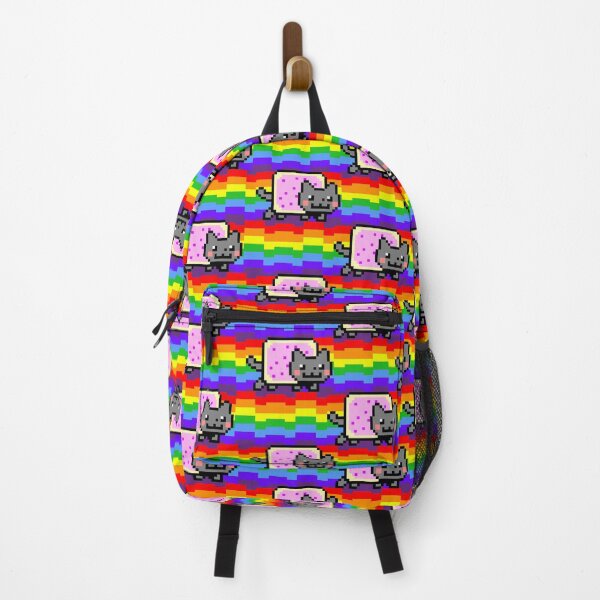Item preview, Nyan Cat Pattern Pixel Art Y2K Retro Internet Aesthetic designed and sold by TrxshWear.