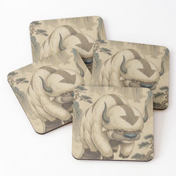 Item preview, Traditional Chinese Ink Wash Painting of Appa the Sky Bison designed and sold by OddlySticky.