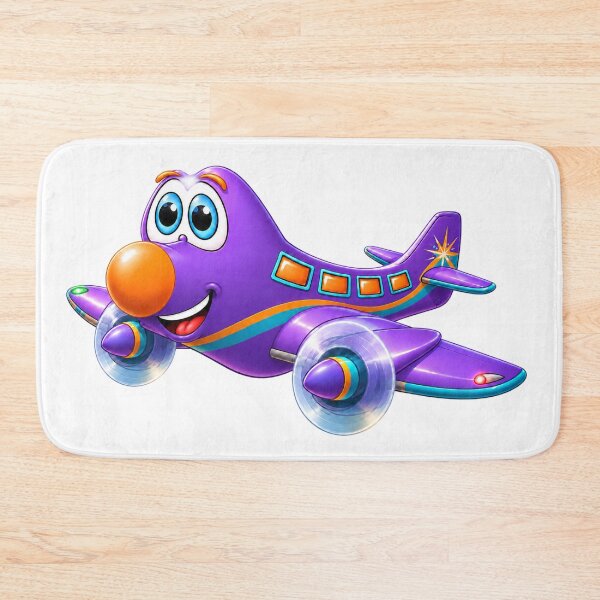 Item preview, Purple Airplane Cartoon designed and sold by Scott Hayes.