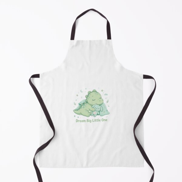 Item preview, Dream Big Little One - Cute Sleeping Dinosaur Baby Nursery Art designed and sold by Harvirkaur.