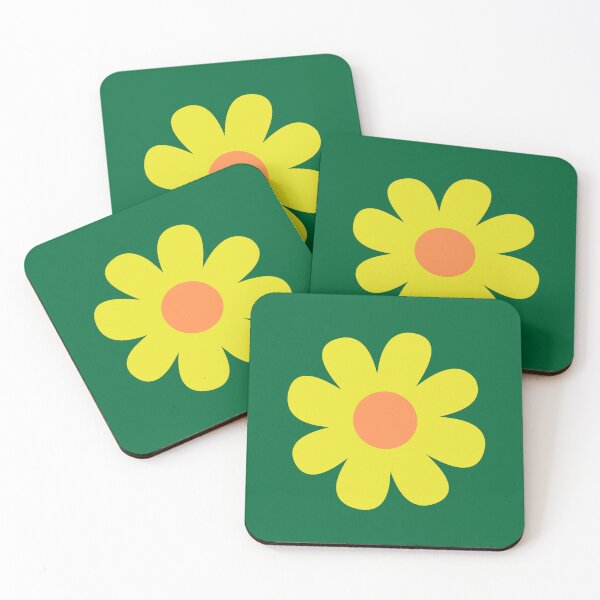 Item preview, Simple Yellow Flower Green Background designed and sold by GemsAnatomy.