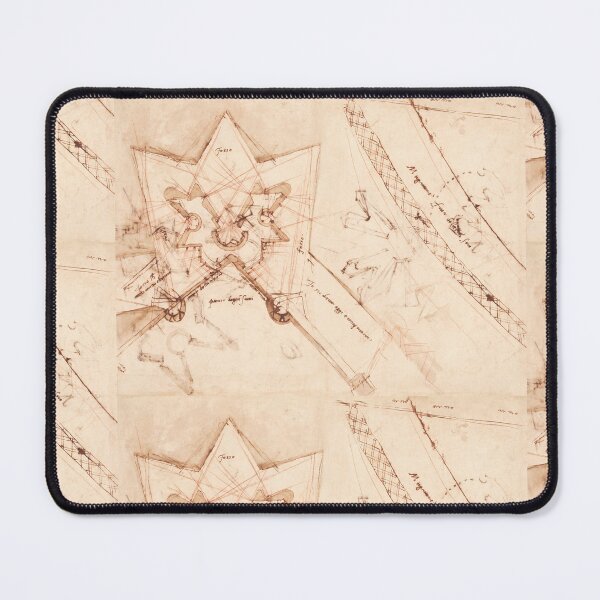 Item preview, Renaissance Star Fortification Plan Study designed and sold by artofuniverse.