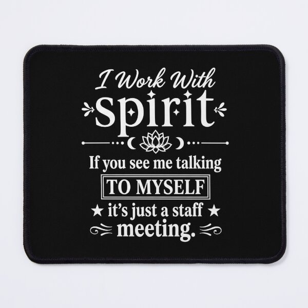 Item preview, I Work with Spirit If You See Me Talking to Myself Humor Mom designed and sold by hemagamo.