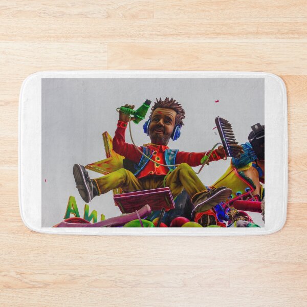 Item preview, Carnival Parade Float Featuring Giant DJ Musician Statue With Headphones, Microphone And Keyboard designed and sold by Nmallia.
