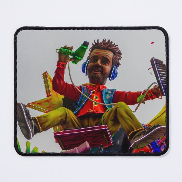 Item preview, Carnival Parade Float Featuring Giant DJ Musician Statue With Headphones, Microphone And Keyboard designed and sold by Nmallia.