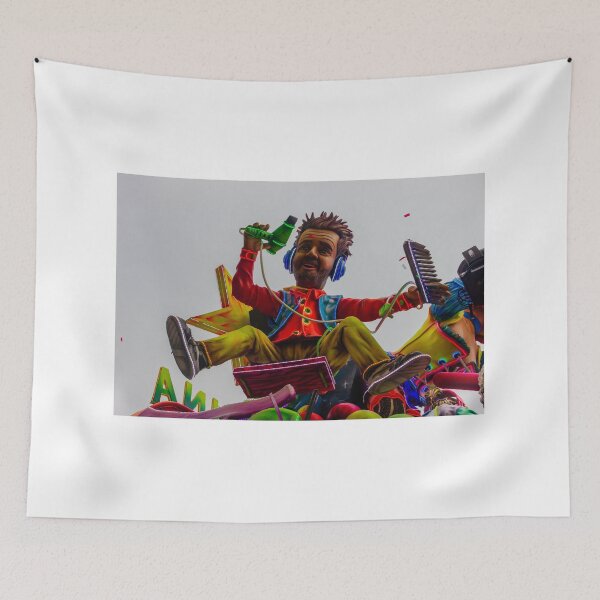 Item preview, Carnival Parade Float Featuring Giant DJ Musician Statue With Headphones, Microphone And Keyboard designed and sold by Nmallia.