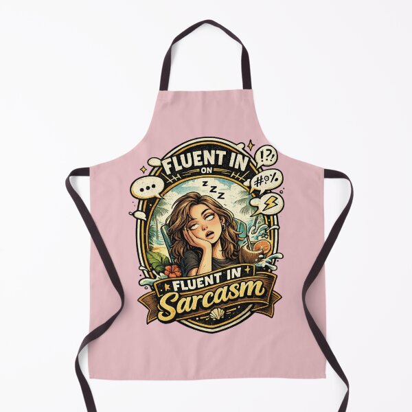 Item preview, Fluent in Sarcasm designed and sold by RisingWolfStudio.