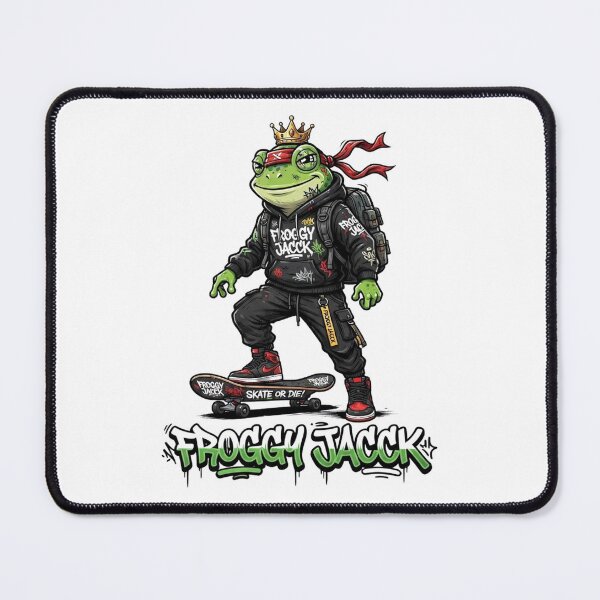 Item preview, Frog Street Art Skateboard designed and sold by FroggyJacck.