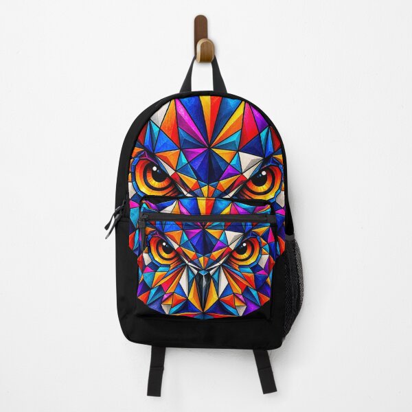 Item preview, Colorful Geometric Rainbow Owl – For Art and Nature Lovers designed and sold by Geometric Art..