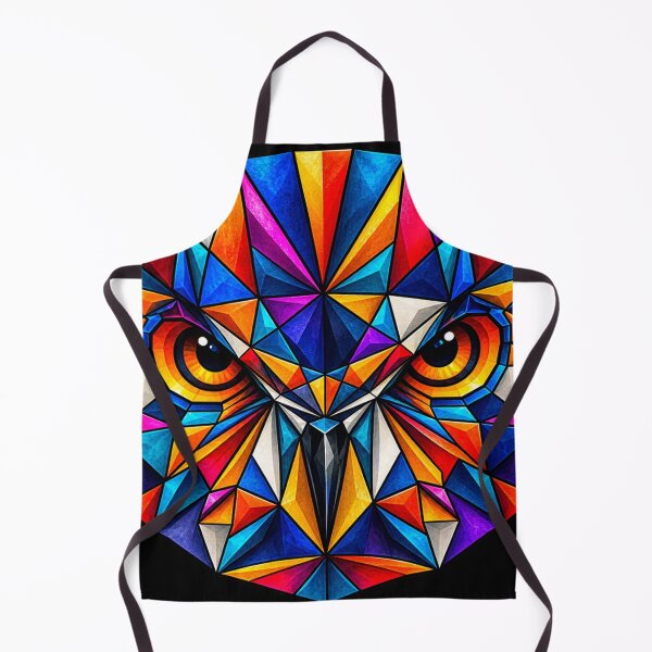 Item preview, Colorful Geometric Rainbow Owl – For Art and Nature Lovers designed and sold by Geometric Art..