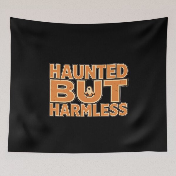 Item preview, Halloween Ghost - Haunted But Harmless designed and sold by No Excuses Supply.
