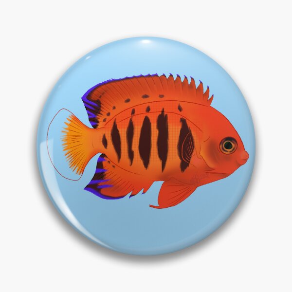 Item preview, Flame Angelfish designed and sold by Copperbora.