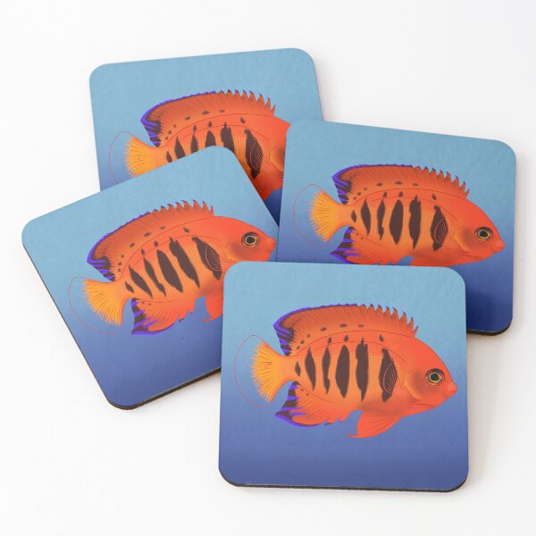 Item preview, Flame Angelfish designed and sold by Copperbora.