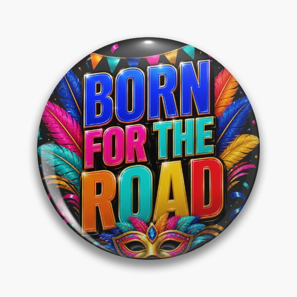 Item preview, Born for the Road Glossy Caribbean Carnival Soca Shirt designed and sold by GiftLore Studio.