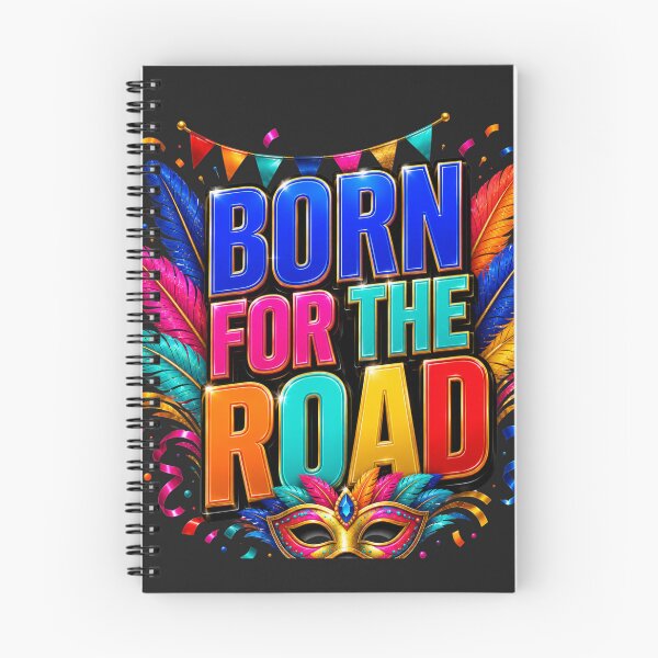 Item preview, Born for the Road Glossy Caribbean Carnival Soca Shirt designed and sold by GiftLore Studio.