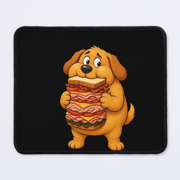 Item preview, Golden Retriever Giant Sandwich Thief Funny Design designed and sold by BoyleDesignShop.