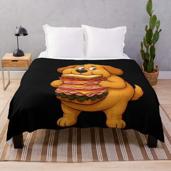 Item preview, Golden Retriever Giant Sandwich Thief Funny Design designed and sold by BoyleDesignShop.