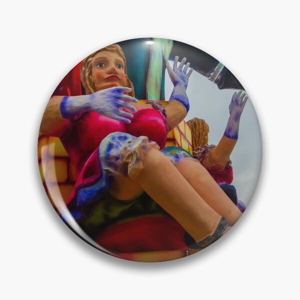 Item preview, Colorful Carnival Parade Float With Giant Seated Female Figure Sculpture and Neon Costume Details designed and sold by Nmallia.