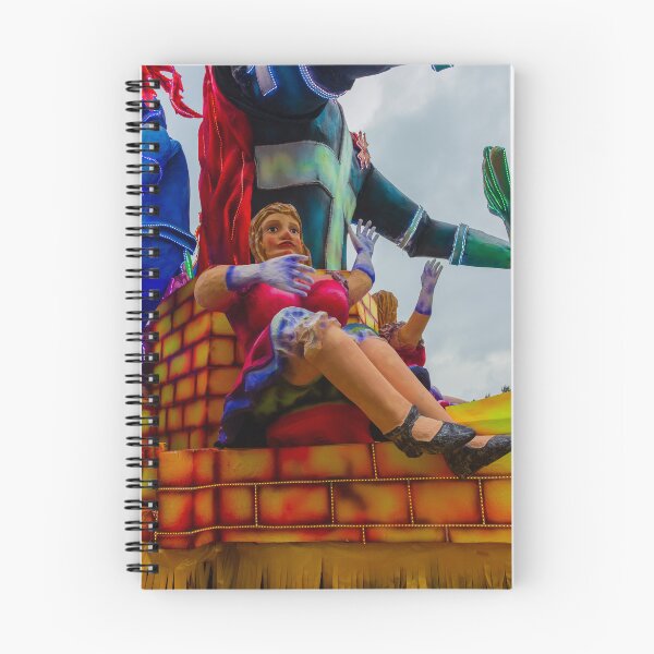 Item preview, Colorful Carnival Parade Float With Giant Seated Female Figure Sculpture and Neon Costume Details designed and sold by Nmallia.